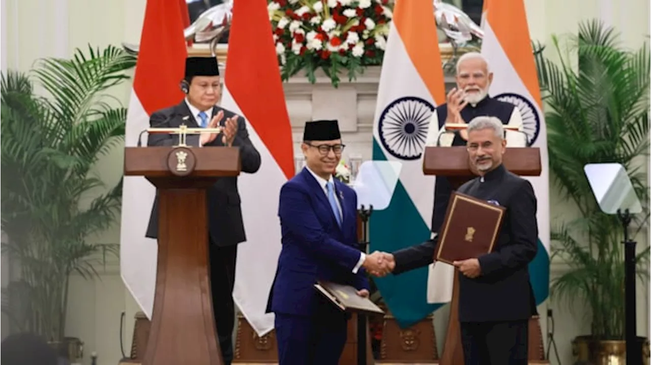 Prabowo dan Modi Saksikan Pertukaran 5 MoU Indonesia-India, Kesehatan hingga Digital