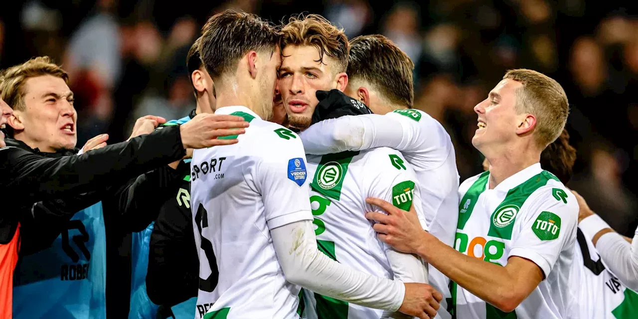 Groningen heeft aan één moment genoeg in tamme derby tegen Heerenveen