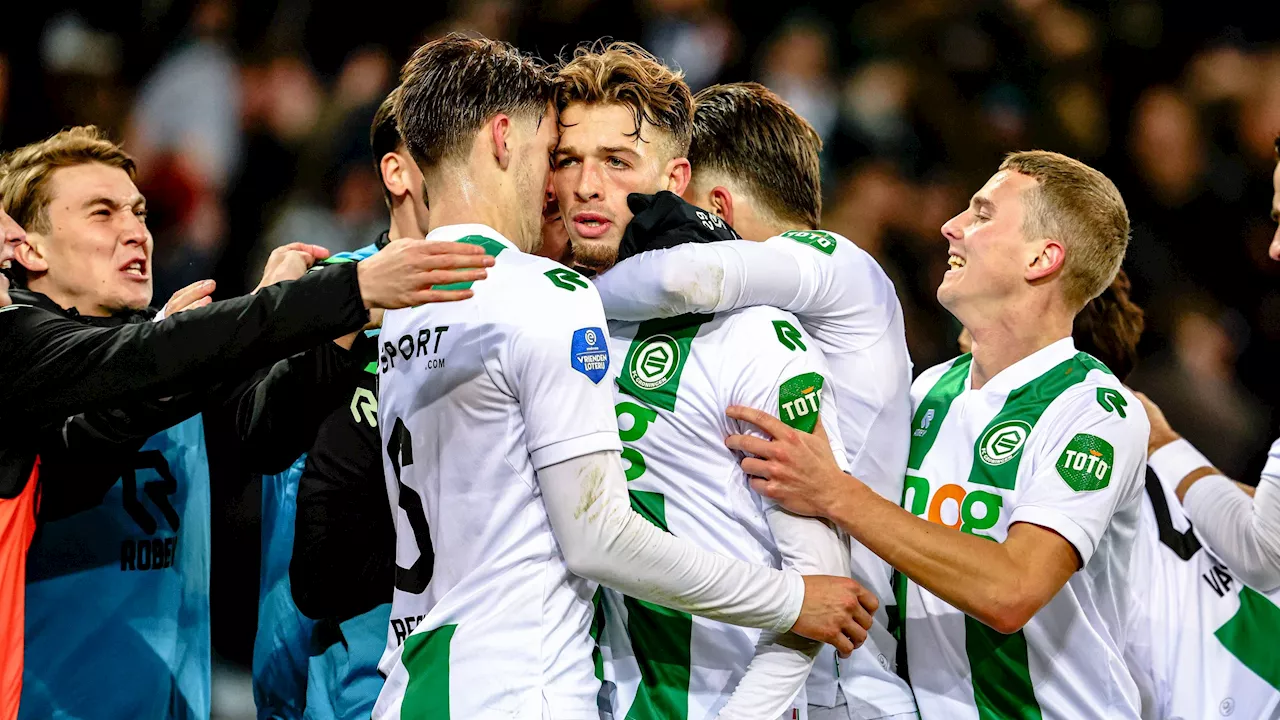 FC Groningen wint Derby van het Noorden van sc Heerenveen