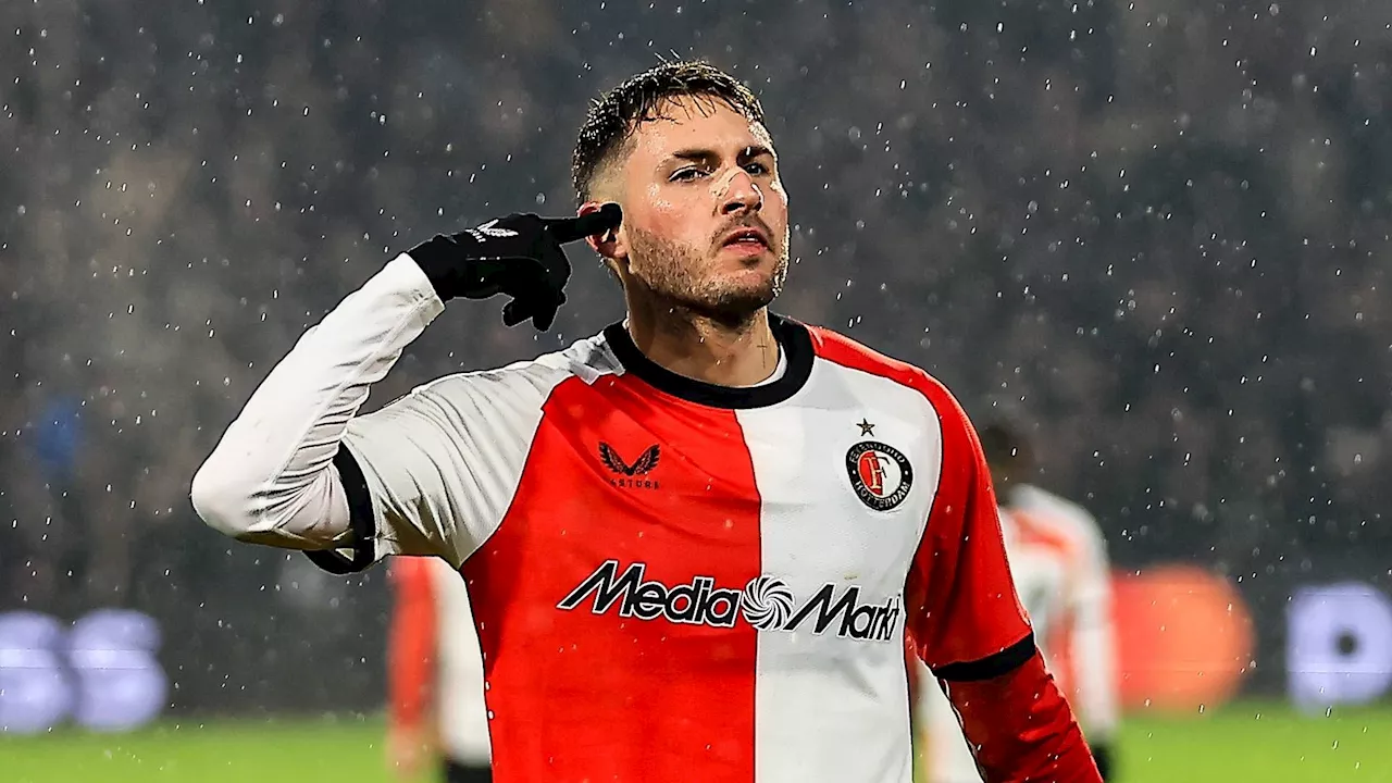 'Feyenoord stelt belangrijke eis bij eventueel vertrek Santiago Gimenez naar AC Milan'