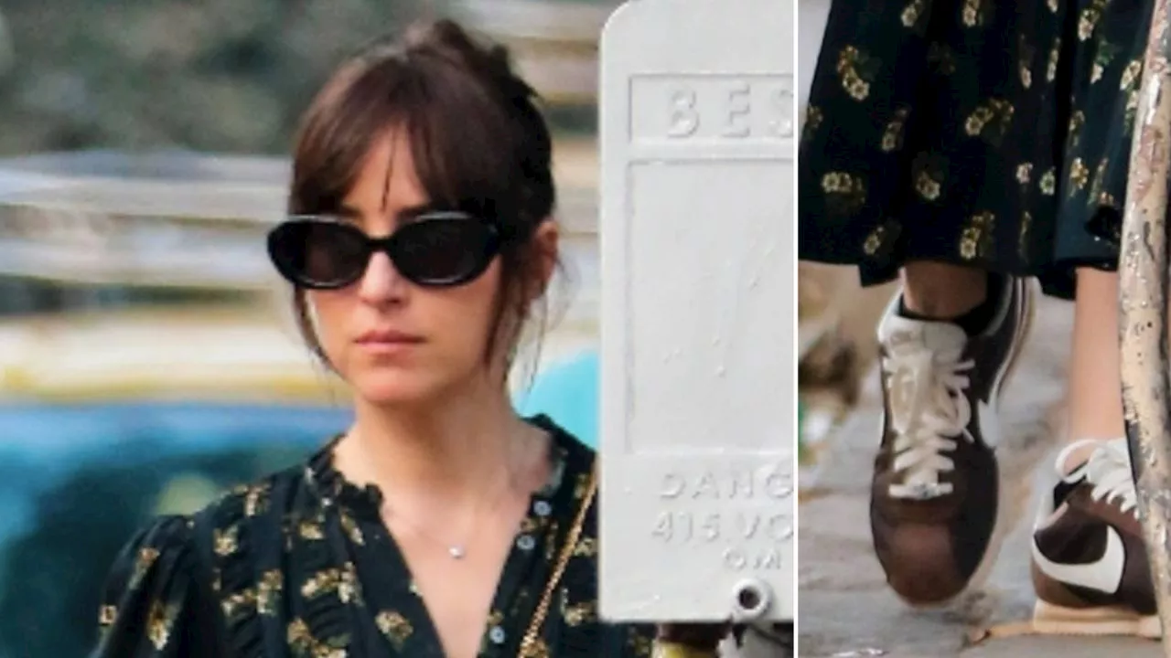 Dakota Johnson luce estilo boho en Mumbai