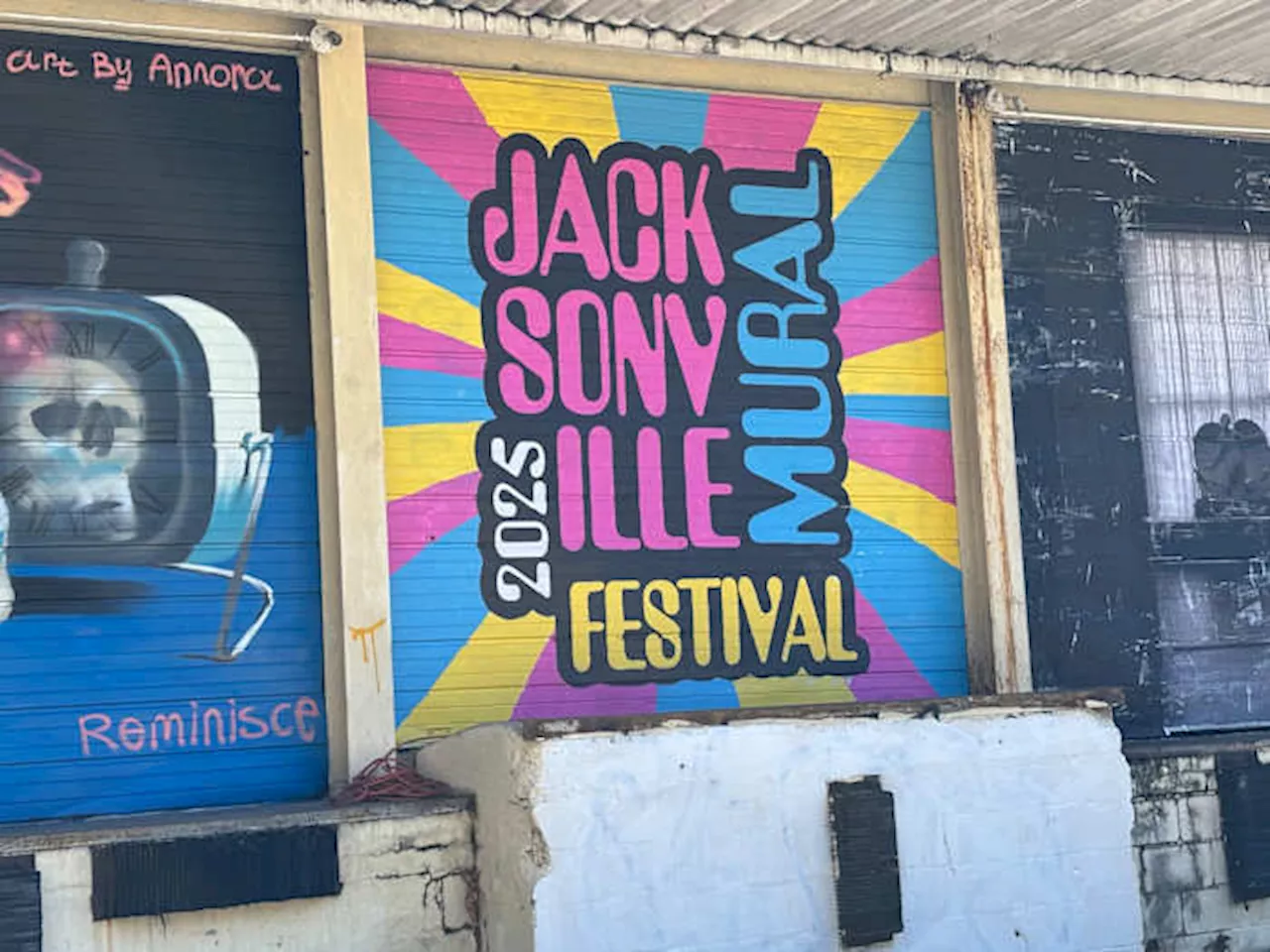 Jacksonville Mural Festival Brings Vibrant Artwork to Rail Yard District