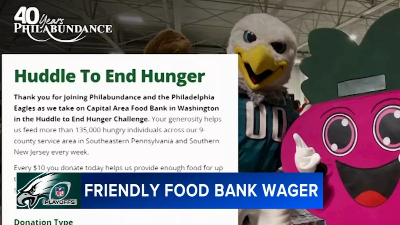 Eagles Fans Can Help 'Huddle to End Hunger' in Philly Food Drive