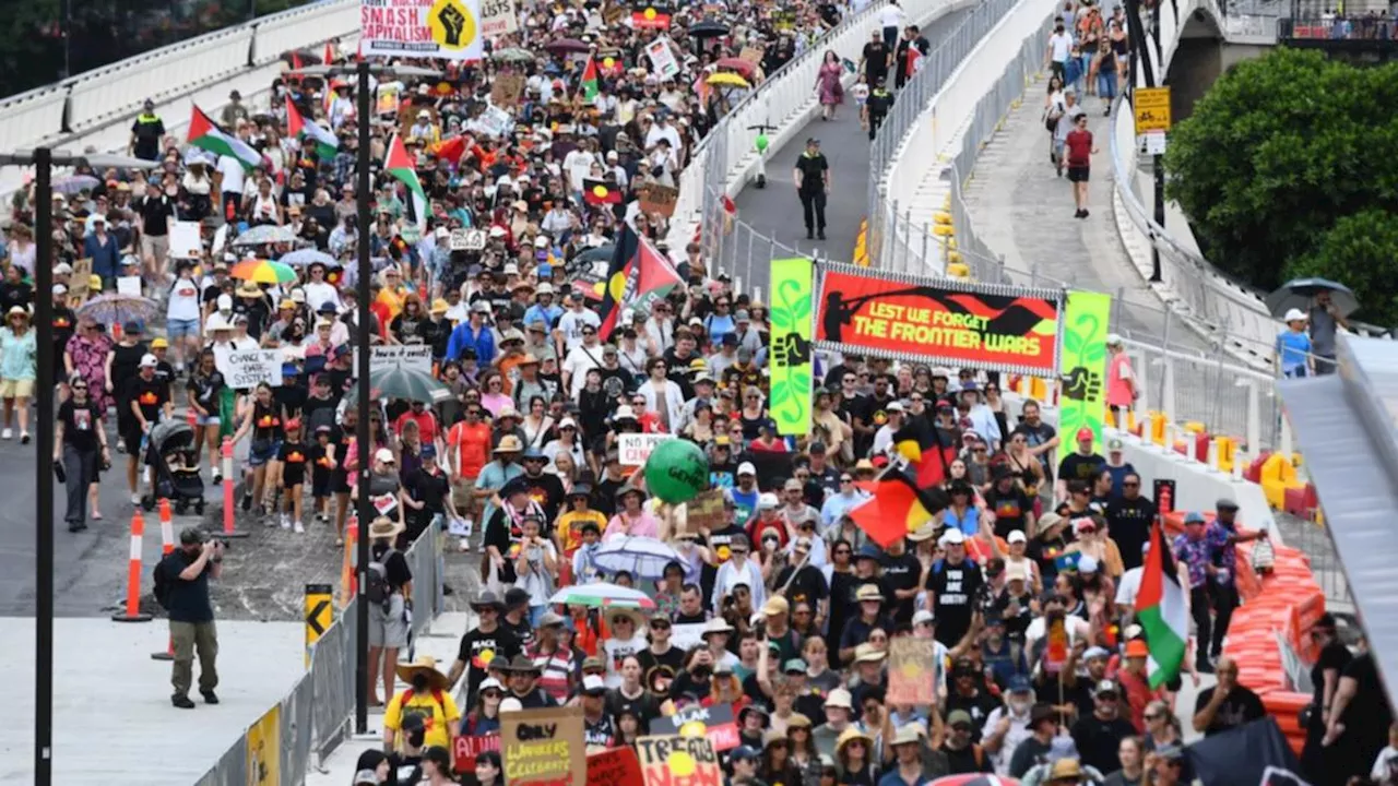 Tens of Thousands Protest 'Invasion Day' Across Australia