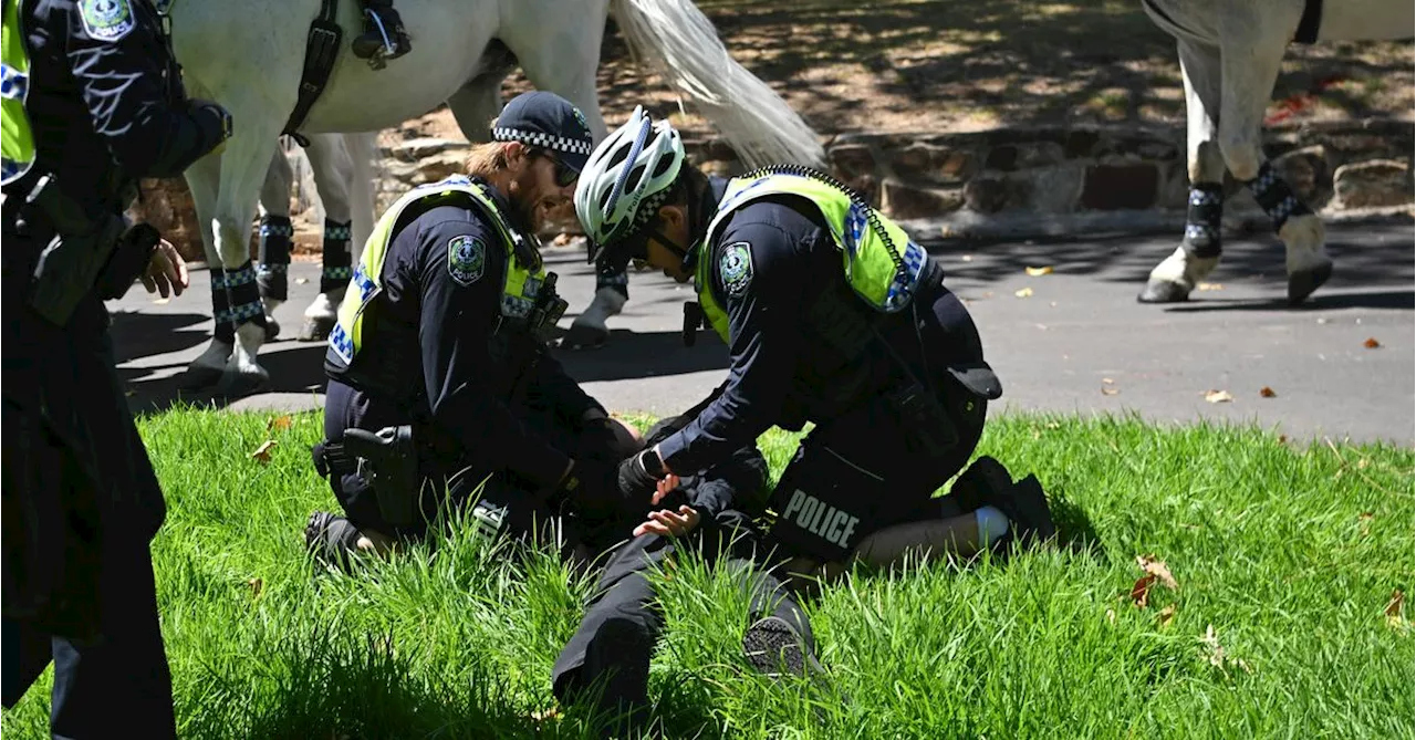 Police arrest 16 members of neo-Nazi group on Australia Day