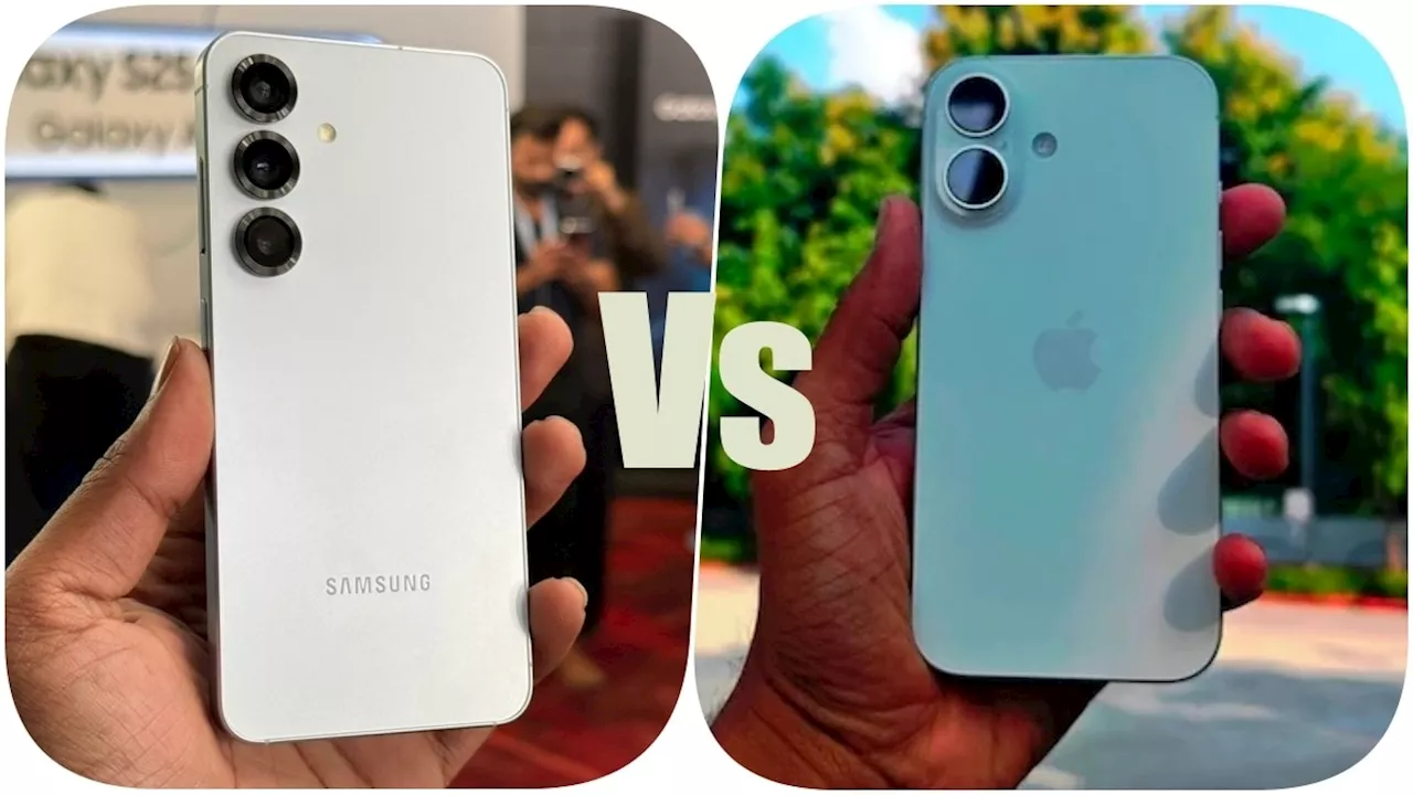 Samsung Galaxy S25 vs Apple iPhone 16: Price, Specs and Features Comparison