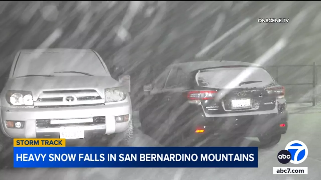 San Bernardino Mountains Braced for Heavy Snow, Winter Storm Warning in Effect