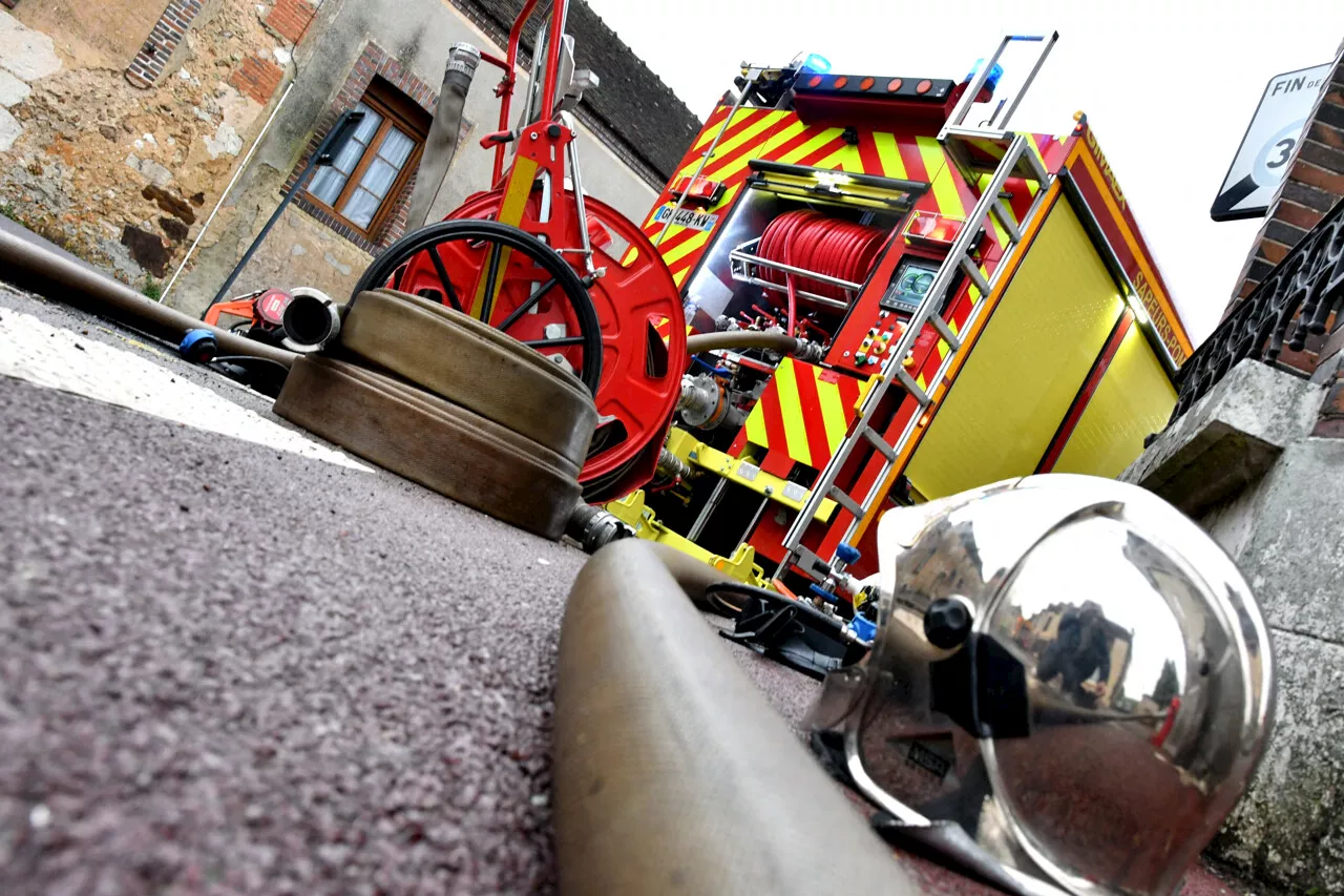 Une grange s'effondre et entraîne la maison voisine en Eure-et-Loir, 34 pompiers mobilisés