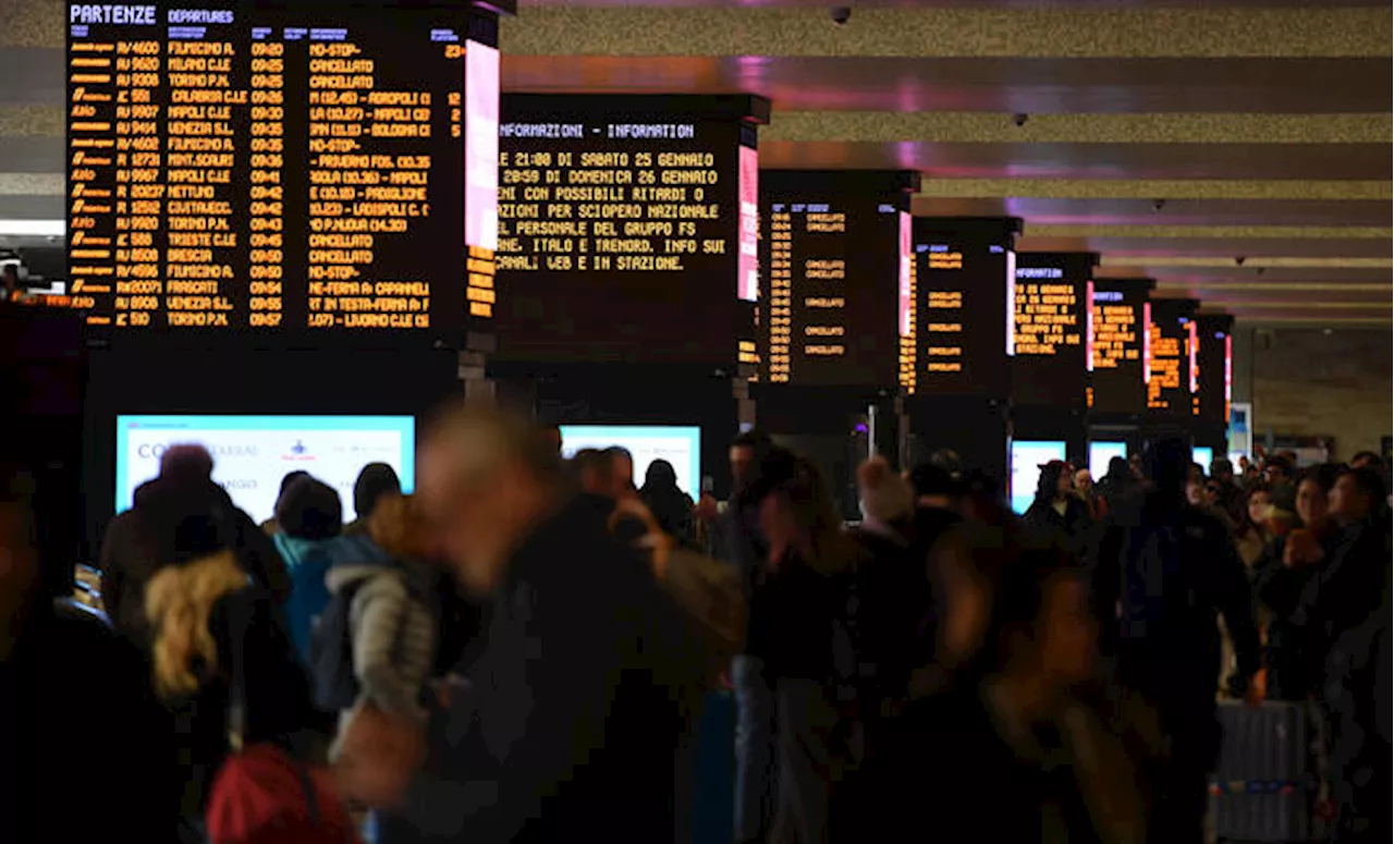 I sindacati esultano, l'adesione allo sciopero dei treni sta crescendo