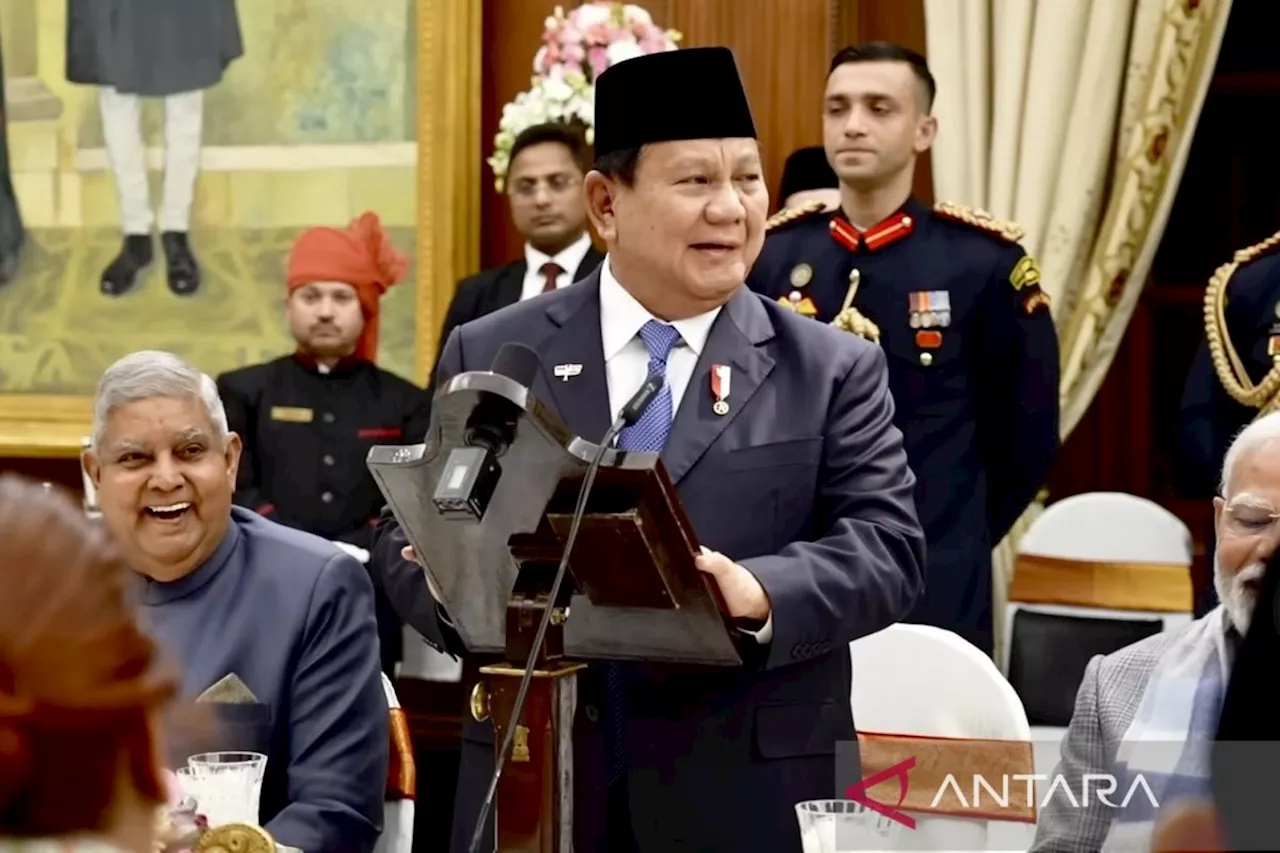 Di hadapan Presiden Murmu dan PM Modi, Prabowo ungkap punya DNA India