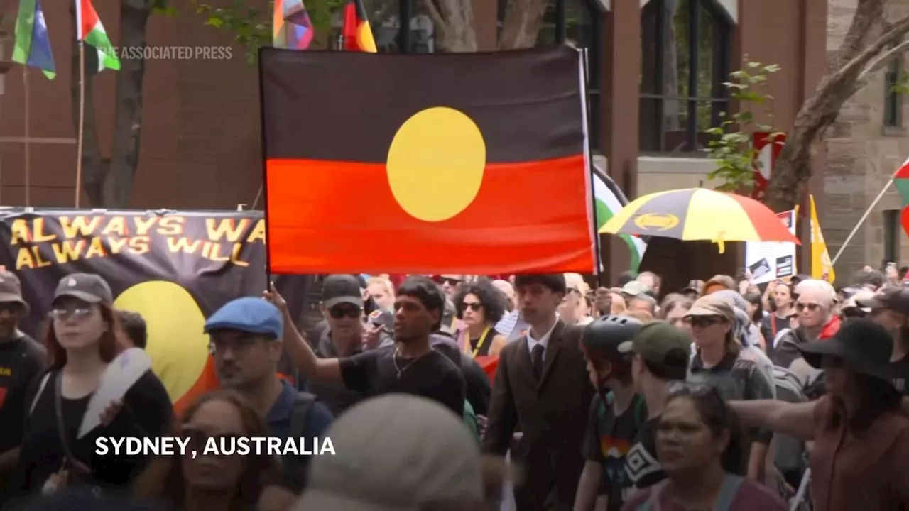 Protests in Australia on 'Invasion Day'