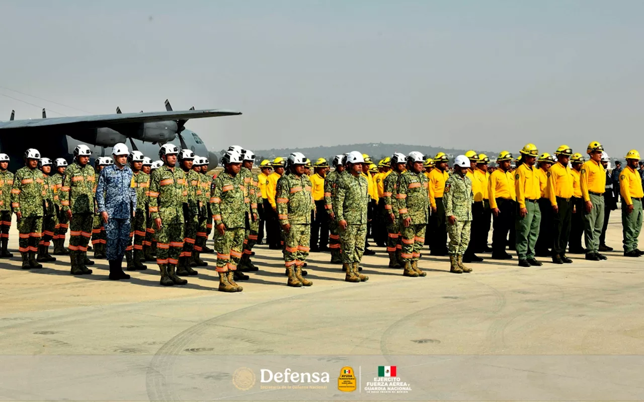 México envía ayuda a California tras incendios en Los Ángeles