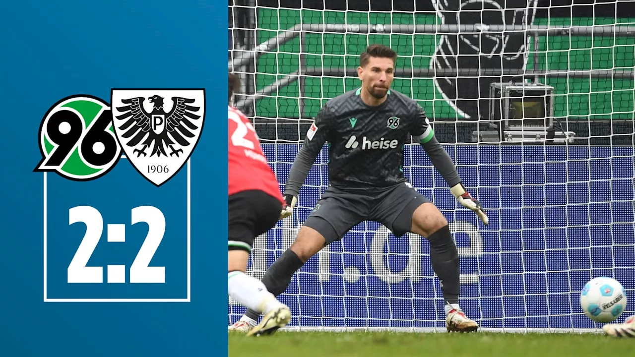 Ex-DFB-Torwart Zieler patzt: Hannover 96 gegen Preußen Münster endet 2:2