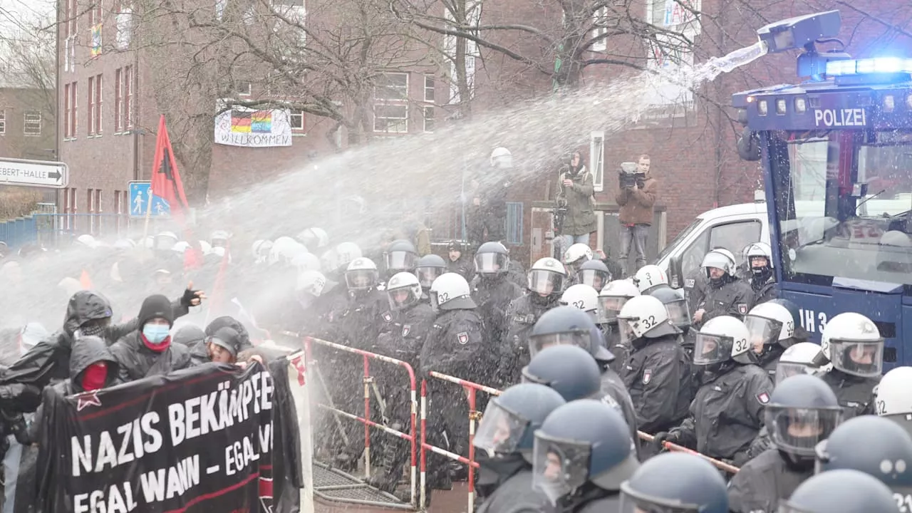 Hamburg: AfD-Auftritt löst Massenproteste und Ausschreitungen aus