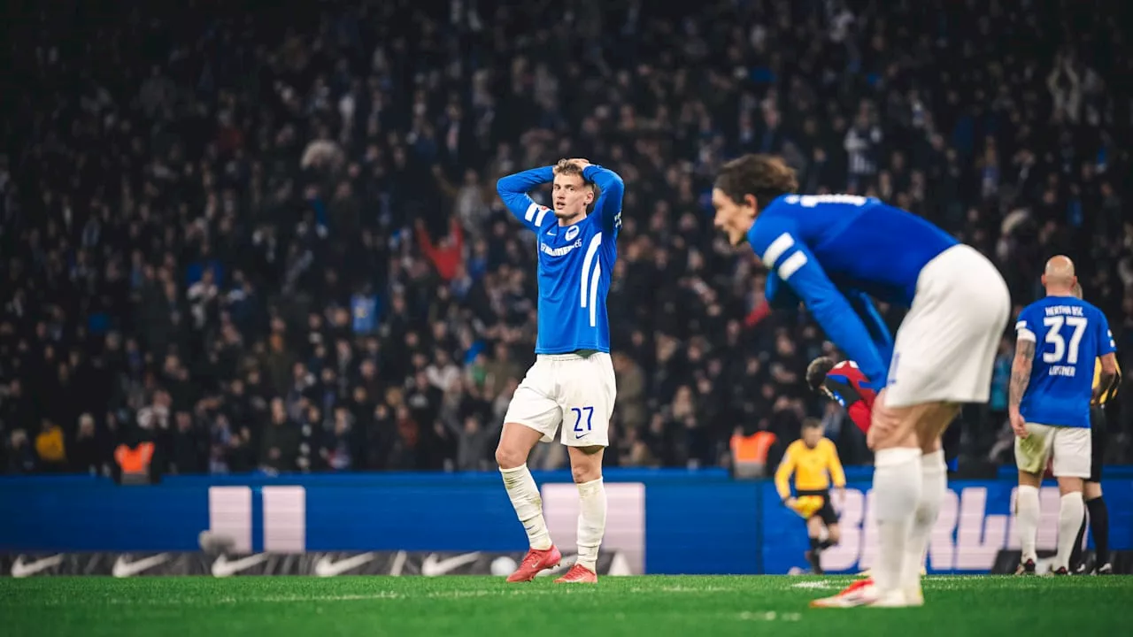 Hertha BSC: 6. Heim-Pleite! Volle Hütte & Hertha geht wieder leer aus