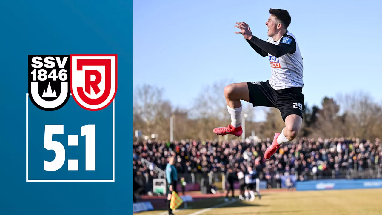 Lupenreiner Hattrick: Gala des SSV Ulm im Keller-Duell mit Regensburg