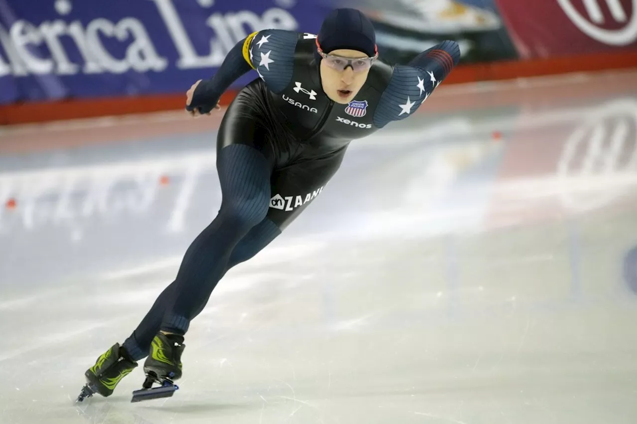 Ghiotto Sets World Record, Stolz Continues Winning Streak in Calgary Speedskating