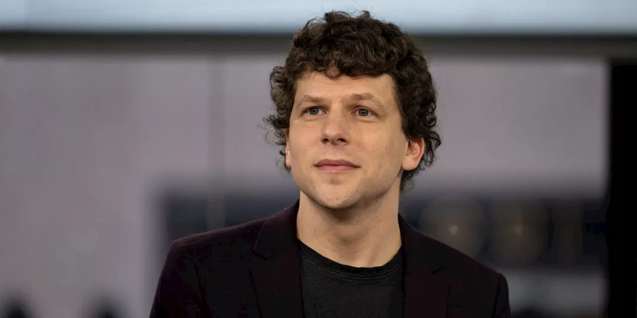 Jesse Eisenberg criticizes 'tech bros' for pivoting to politics