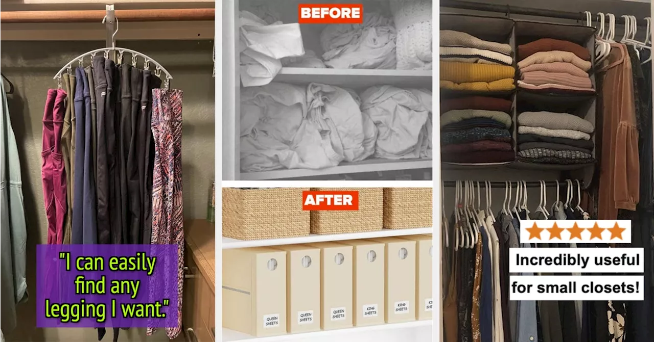 These Genius Closet Organizers Will Make You Say Goodbye to Chaos