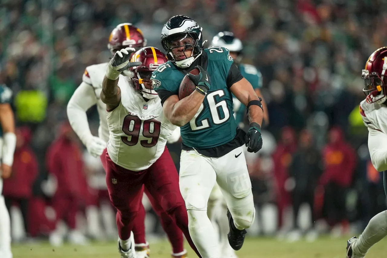 Jalen Hurts, Saquon Barkley each rush for 3 TDs to help Eagles reach Super Bowl 59 with 55-23 win over Washin