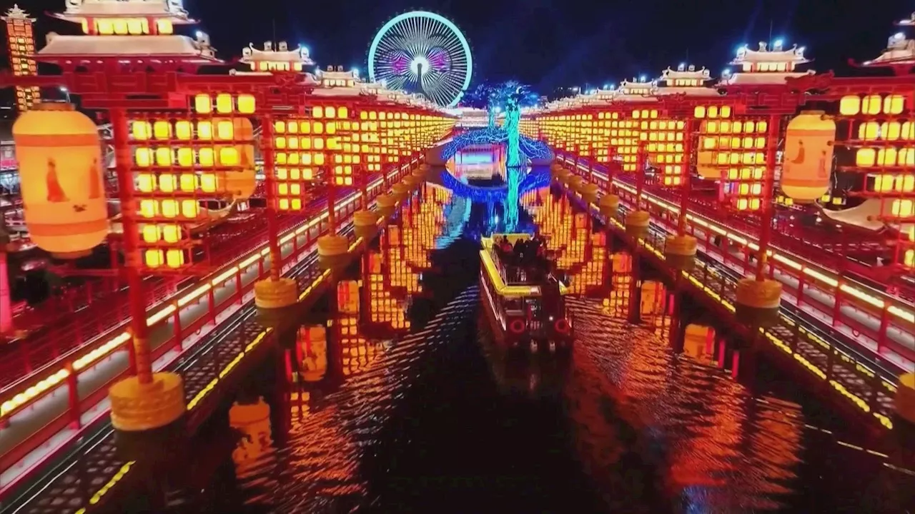 China Celebra o Festival da Primavera com Espetáculos de Lanterna e Fogos de Artifício