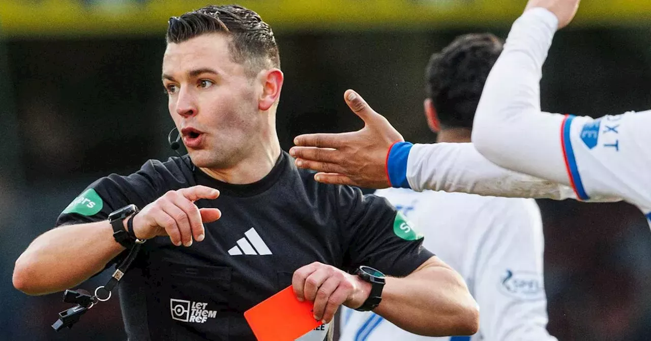 Referee Nick Walsh at Center of Controversy After Red Card to Rangers Midfielder, but Could Be Owed Thanks by Clement