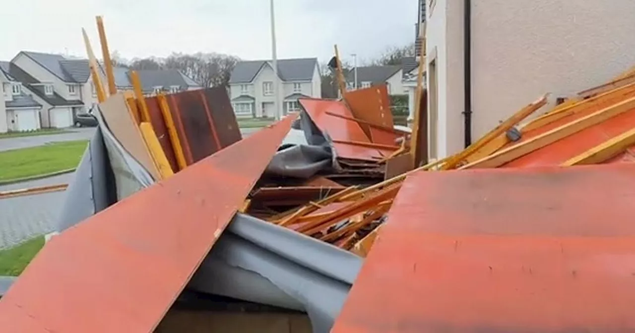 Roof Blown Off in Storm Éowyn, Scottish Resident Shares Horror on TikTok