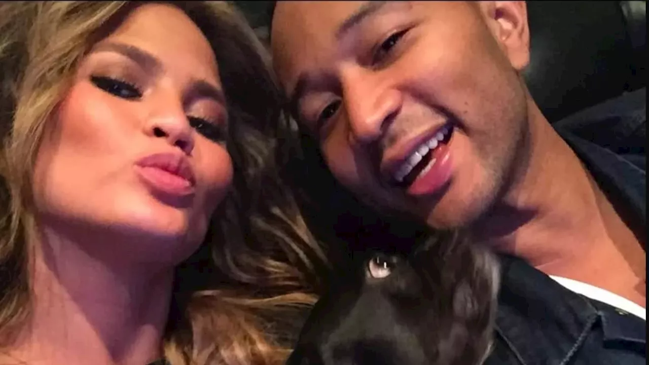 Chrissy Teigen and John Legend Mourn the Loss of Their French Bulldog, Penny