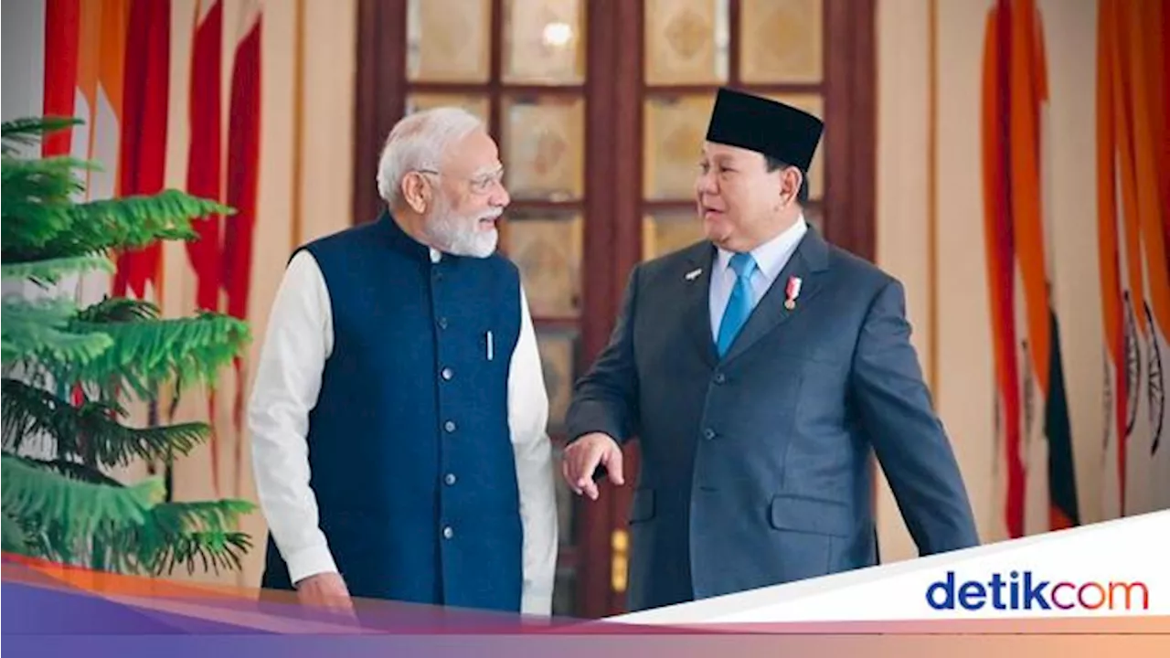 Kala Prabowo Ucapkan Terima Kasih ke PM India soal Dukungan Gabung BRICS