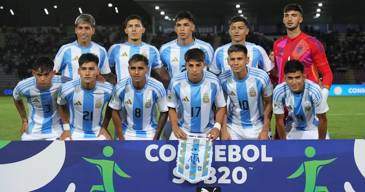 Argentina vs. Colombia, por el Sudamericano Sub 20: hora, cómo ver y probables formaciones