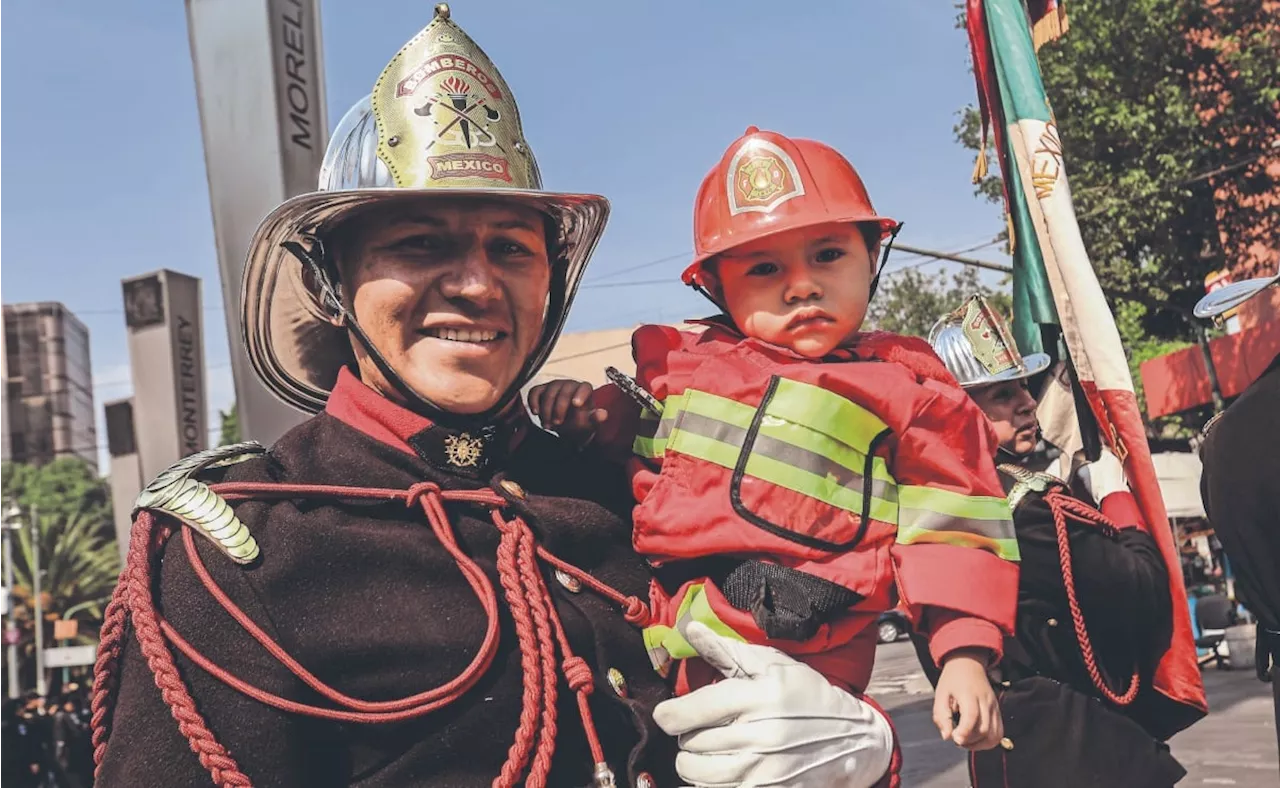 “Quiero ser bombero como mi mamá”; Heroico Cuerpo de Bomberos 169 años de proteger y salvar vidas