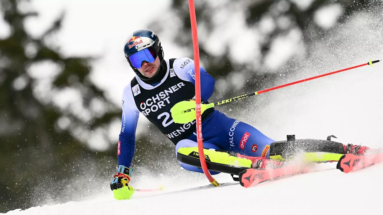 Haugan apre il tabellone dello slalom maschile di Kitzbühel