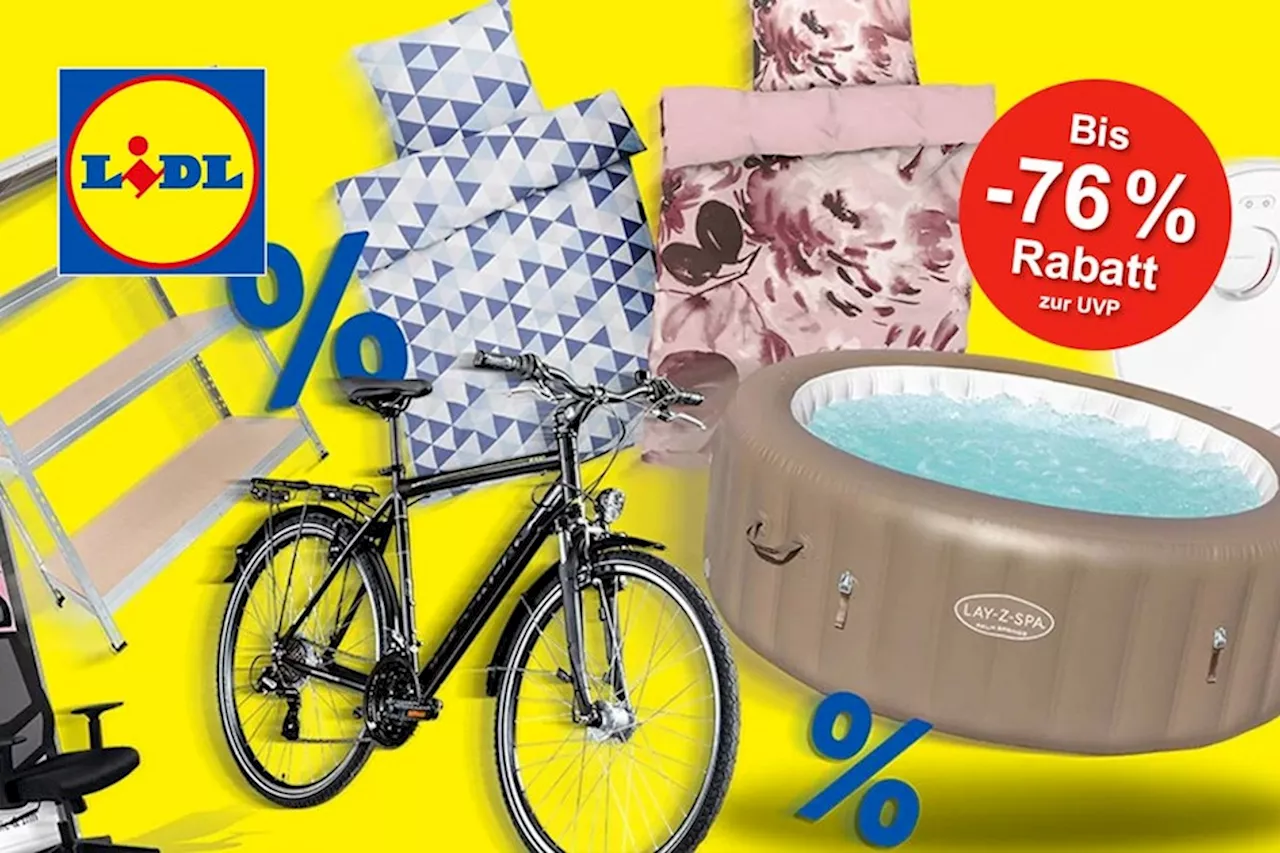 LIDL Topseller Sale: Bis zu 76% Rabatt auf Top-Marken!