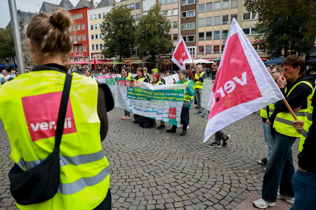 Warnstreiks in Köln: Kitas betroffen, Einschränkungen in der Stadt erwartet