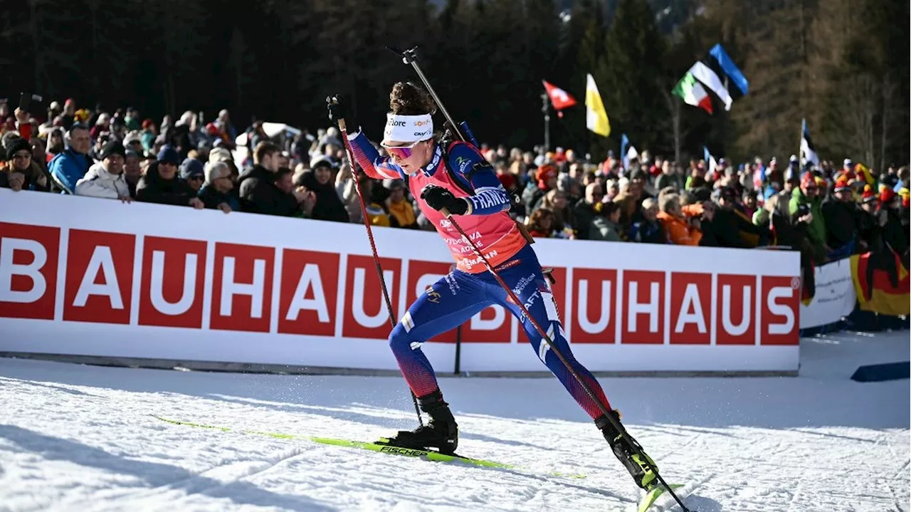 Lou Jeanmonnot domine à nouveau la poursuite de biathlon à Antholz-Anterselva