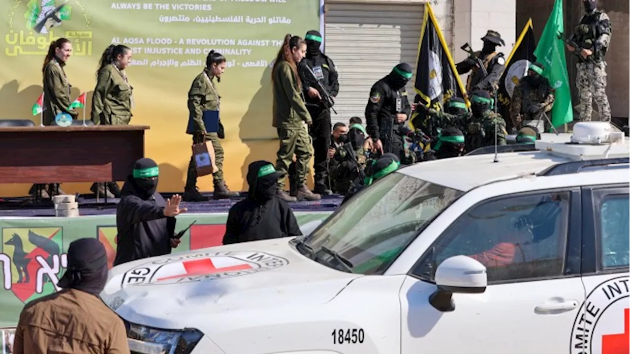 Hamas releases four female Israeli soldiers as 200 Palestinians set free