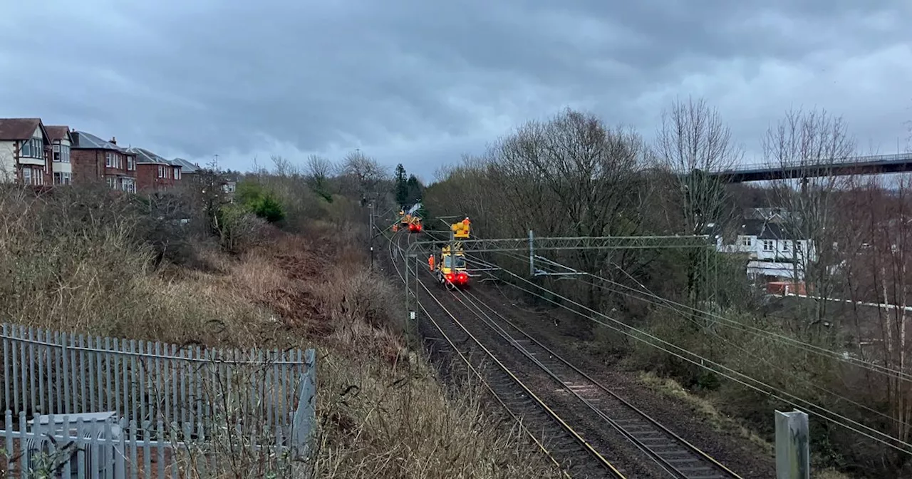 Glasgow Rail Lines Battle Storm Éowyn Disruption