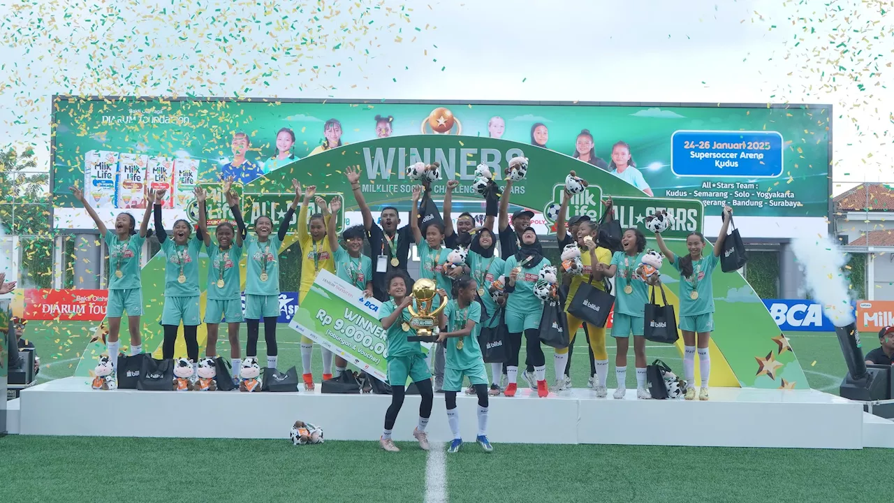 Perang Bintang Turnamen Sepakbola Putri: Perkasa Di Setiap Laga, Tim All-Stars Kudus Raih Gelar Juara