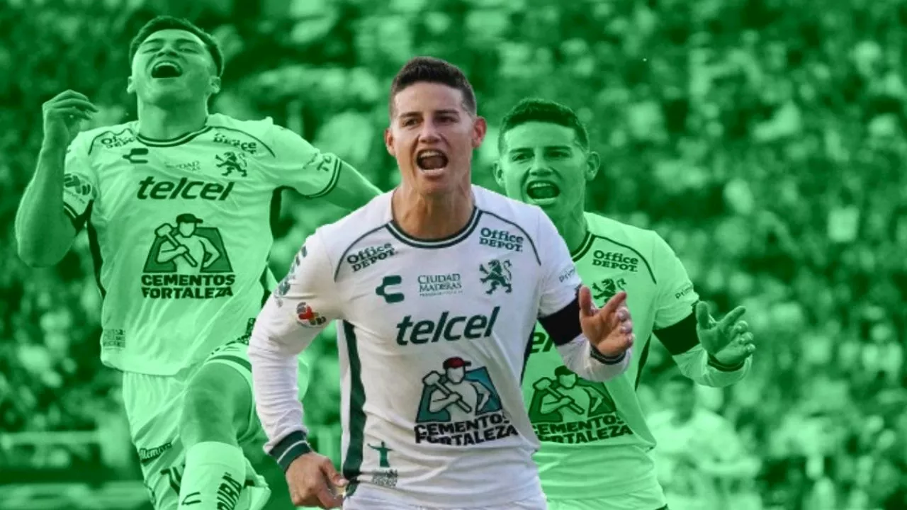 Así fue el primer golazo de James Rodriguez con León en la Liga MX