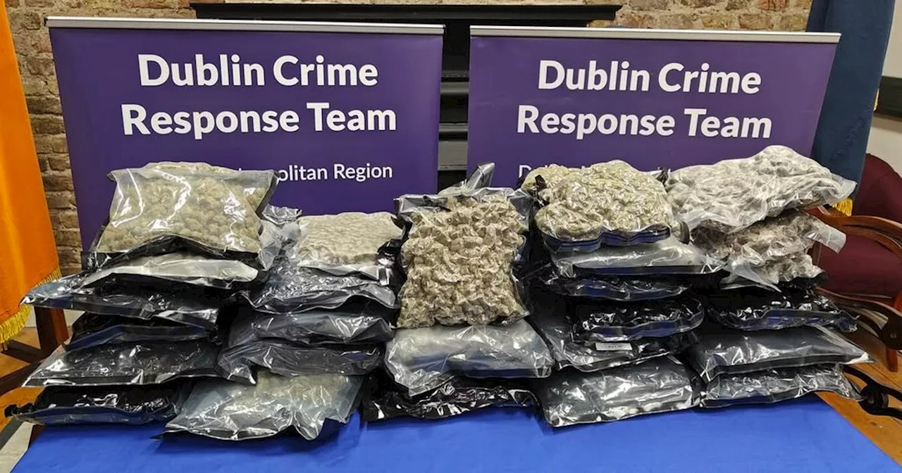 €300,000 Cannabis Haul Seized in Dublin, Man Arrested