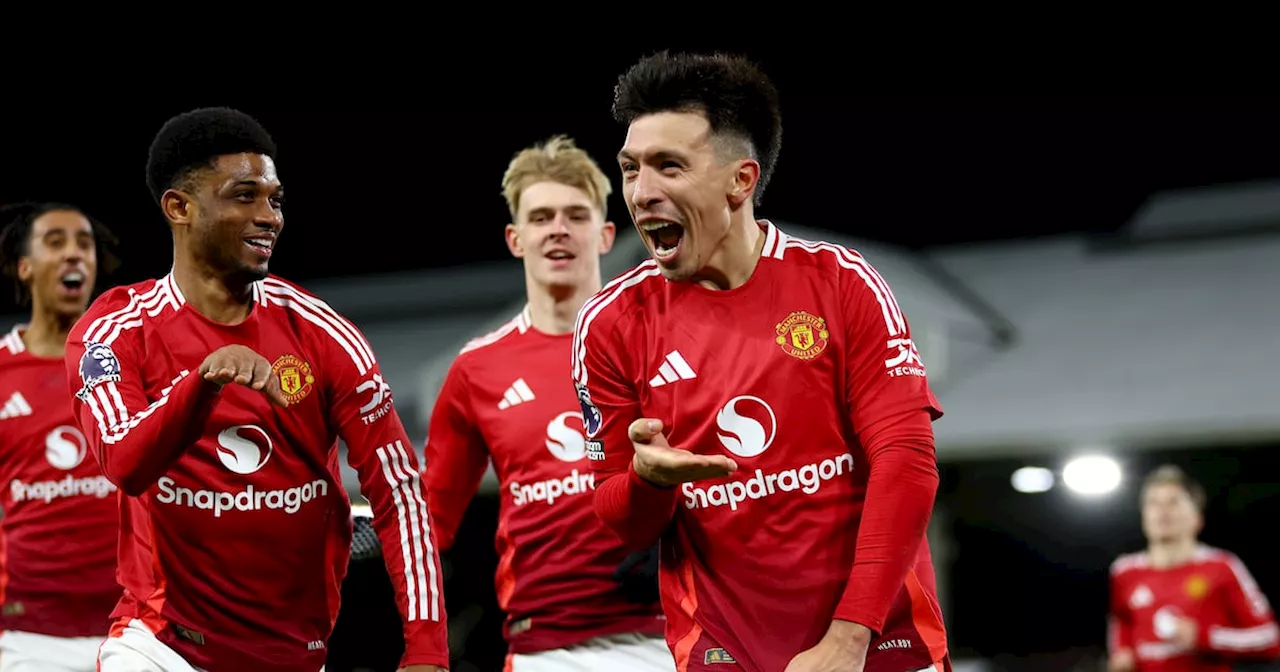 Lisandro Martínez’s lucky winner gives Manchester United victory at Fulham