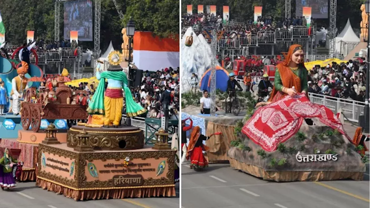 Republic Day 2025: सलामी मंच से गुजरी 16 राज्यों की खूबसूरत झांकियां, यहां देखें खास तस्वीरें