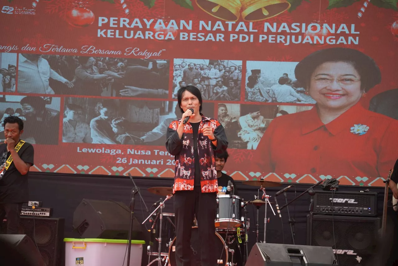 PDIP Hadirkan Once di Acara Natal Nasional NTT