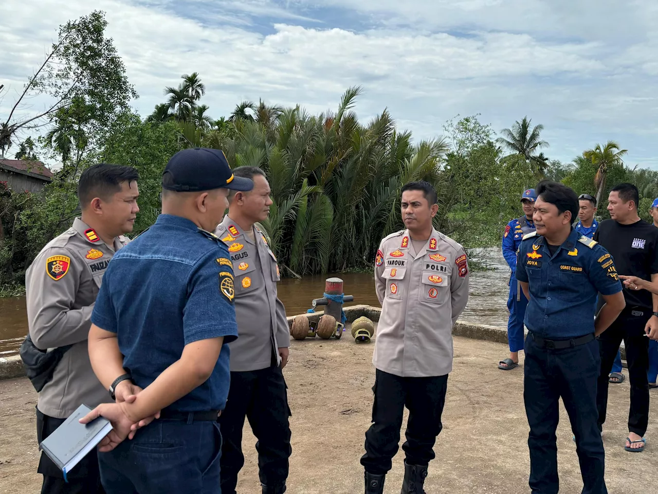 Perahu Kayu Kecelakaan Laut di Perairan Seberang Tembilahan, Dua Orang Tewas