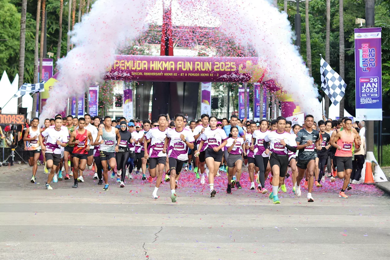 Ribuan Peserta Hadiri Pemuda Hikma Fun Run 2025 di GBK