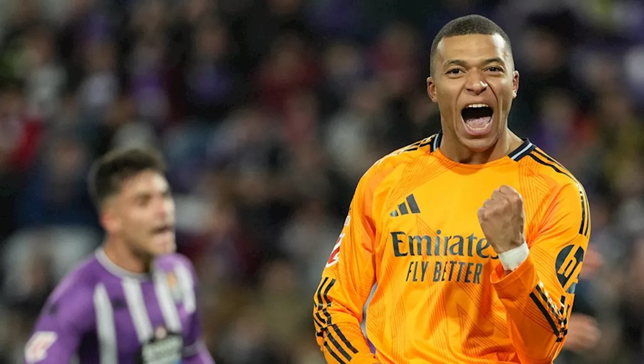 Mbappé s'offre un triplé et propulse le Real Madrid au sommet