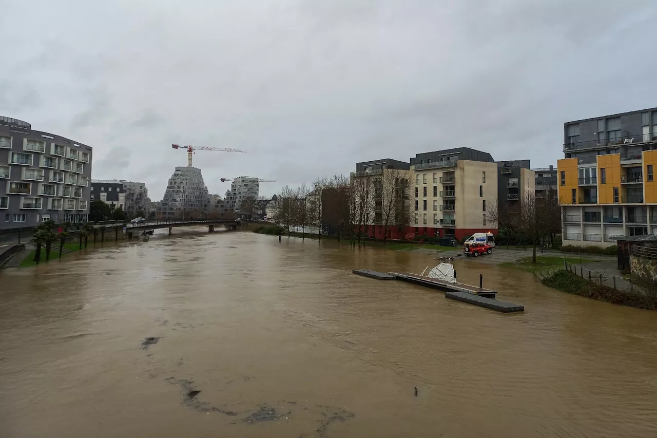 Rennes Inondée par la Tempête Herminia