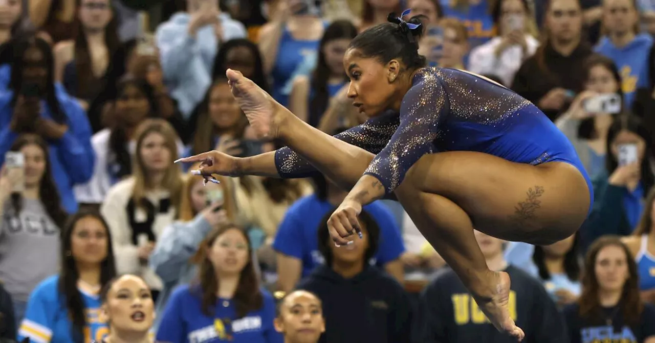 Chiles' Heroic Return Leads UCLA Gymnastics to Home Opener Win