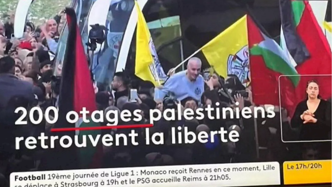 « Otages palestiniens » : France Info suspend « le responsable d’un titre inadmissible » diffusé à l’antenne