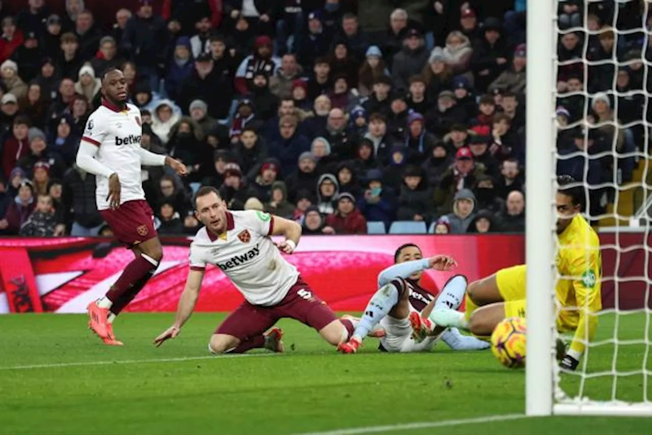 Aston Villa et West Ham se neutralisent en Premier League